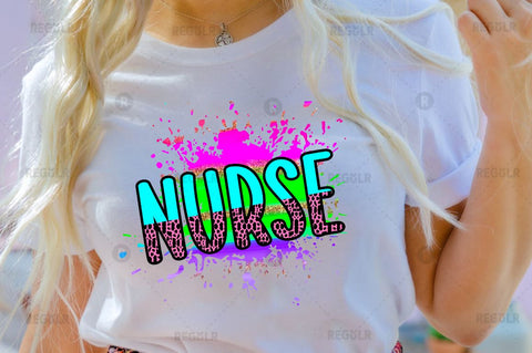 Nurse Sublimation PNG Sublimation Regulrcrative 