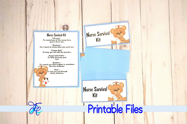 Nurse Survival Kit 3D Paper Family Creations 