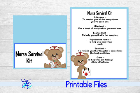 Nurse Survival Kit 3D Paper Family Creations 