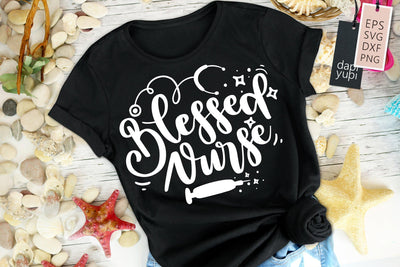 Nurse SVG Blessed Nurse Quotes SVG dapiyupi store 