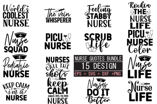 Nurse SVG bundle 15 design SVG svgteam 