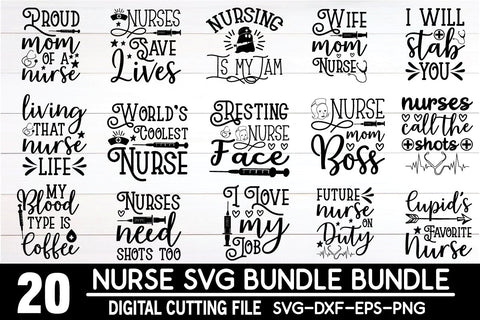 nurse svg bundle cut file SVG buydesign 