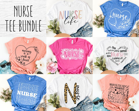 Nurse SVG bundle design - Nurse Bundle SVG file for Cricut - Nurse shirt SVG bundle - Popular nurse Digital Download SVG Isobel Jade Designs 