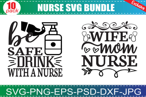 Nurse SVG Bundle, Nurse Quotes SVG, Doctor Svg, Nurse Superhero, Nurse Svg Heart, Nurse Life, Stethoscope, Cut Files For Cricut, Silhouette SVG buydesign 