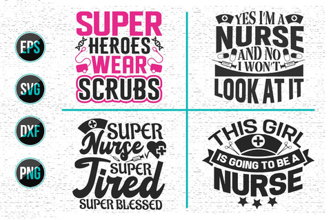Nurse svg bundle, Nurses quotes svg bundle. SVG uniquesvg99 