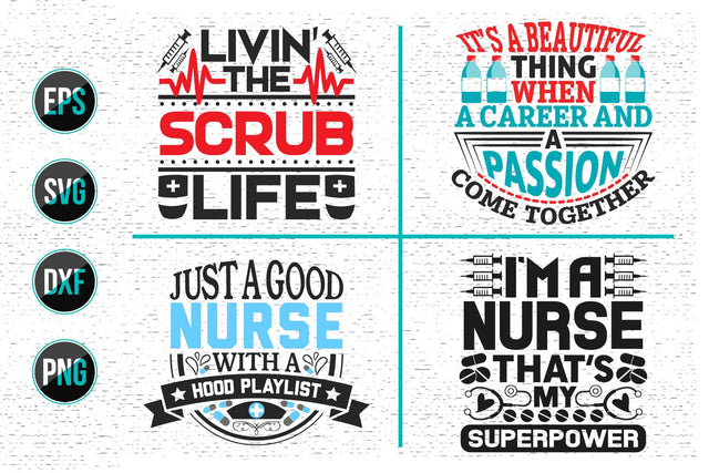 Nurse svg bundle, Nurses quotes svg bundle. SVG uniquesvg99 