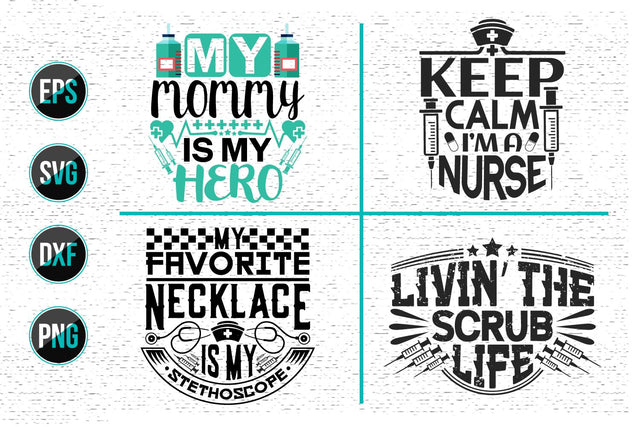 Nurse svg bundle, Nurses quotes svg bundle. SVG uniquesvg99 