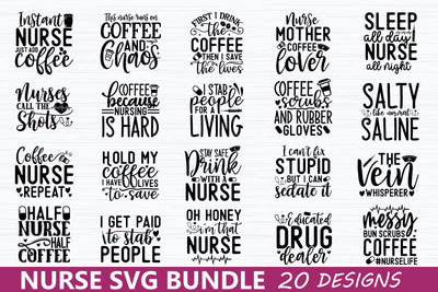 Nurse SVG Bundle SVG akazaddesign 