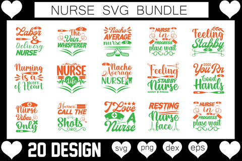 Nurse SVG Bundle SVG CraftlabSvg29 