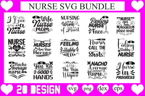 Nurse SVG Bundle SVG CraftlabSvg29 