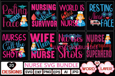 nurse svg bundle SVG Cut File SVG Studio Innate 