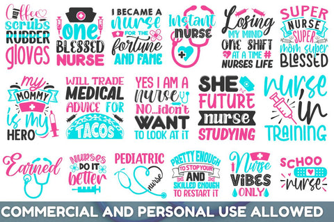 Nurse SVG Bundle SVG Designangry 