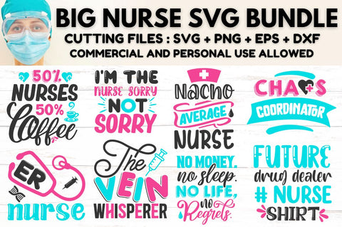 Nurse SVG Bundle SVG Designangry 