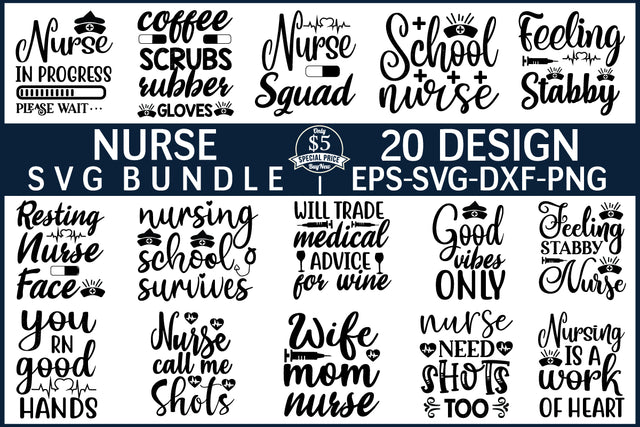 Nurse Svg Bundle SVG md faruk hossain 