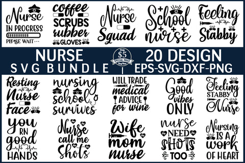 Nurse Svg Bundle SVG md faruk hossain 