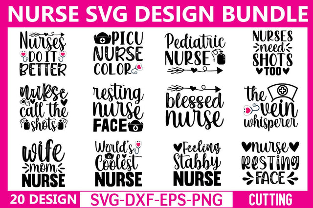 Nurse Svg Bundle SVG md faruk hossain 