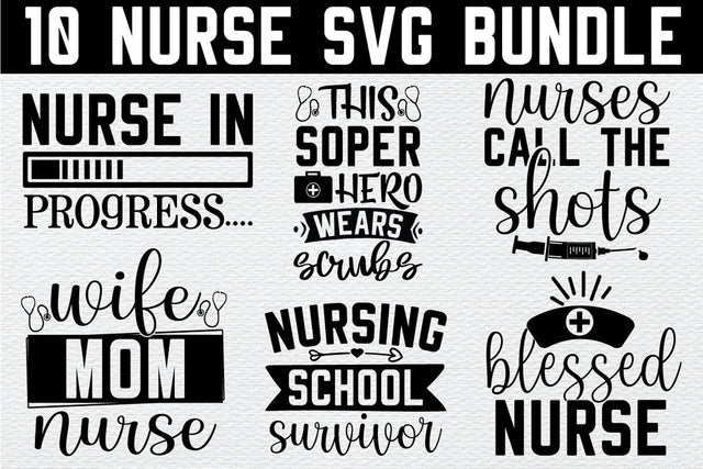 Nurse svg bundle SVG md faruk hossain 