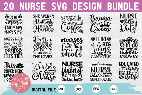 Nurse Svg Bundle SVG md faruk hossain 