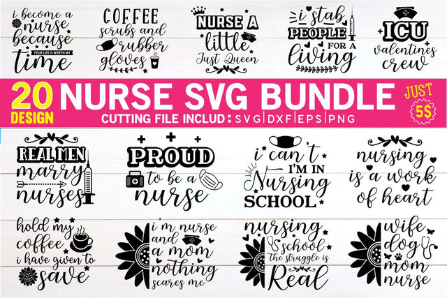 Nurse Svg Bundle SVG md faruk hossain 