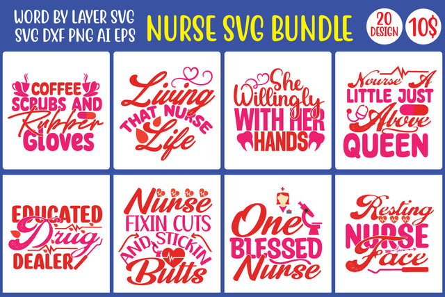 Nurse SVG Bundle SVG MStudio 