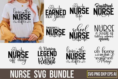 Nurse SVG Bundle SVG nirmal108roy 