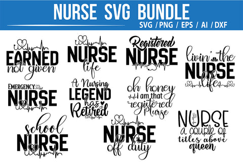 Nurse SVG Bundle SVG nirmal108roy 
