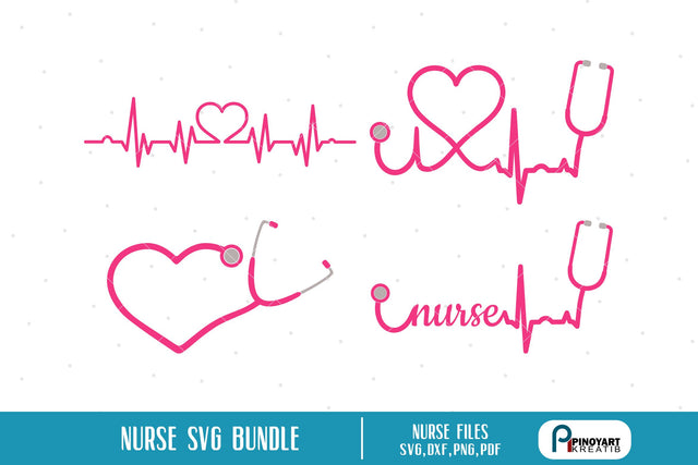 Nurse Svg Bundle SVG Pinoyart Kreatib