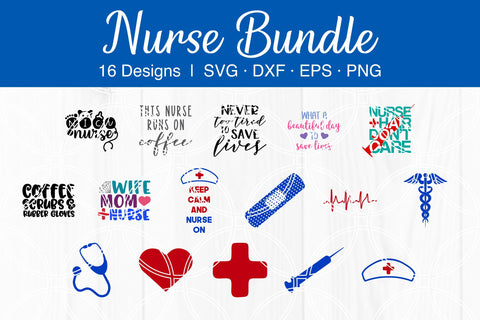 Nurse SVG Bundle SVG SavanasDesign 