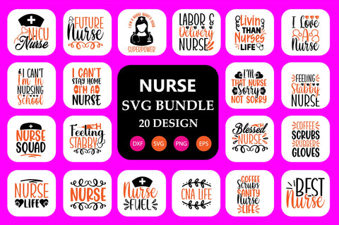 Nurse SVG Bundle SVG Shahin alam 
