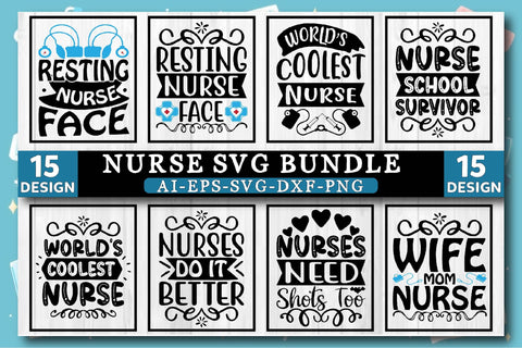 Nurse Svg Bundle SVG SVGista 
