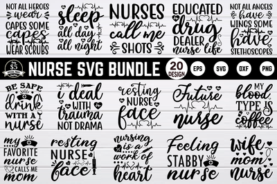 nurse svg bundle vol 1 SVG buydesign 