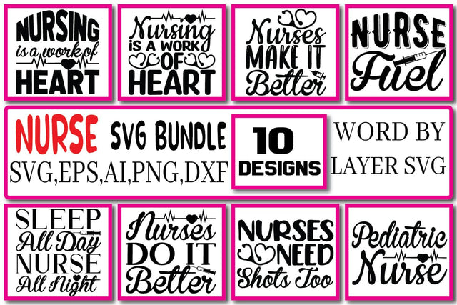 Nurse Svg Bundle Vol. 2 SVG Craftlabsvg24 
