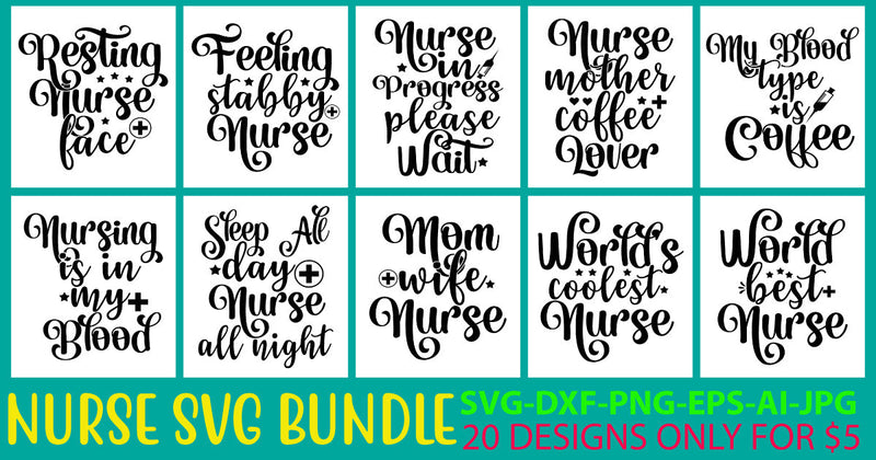 Nurse Svg Bundle Vol. 2 SVG Syaman 
