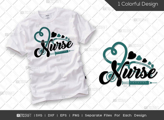 Nurse SVG Cut File | Registered Nurse Svg | Heart Stethoscope Svg | Nurse Assistant Svg | Nursing Life Svg | Nursing School Svg | Nurse Quote Svg SVG ETC Craft 