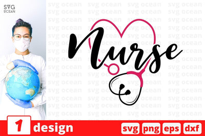 Nurse SVG Cut File SVG SvgOcean 