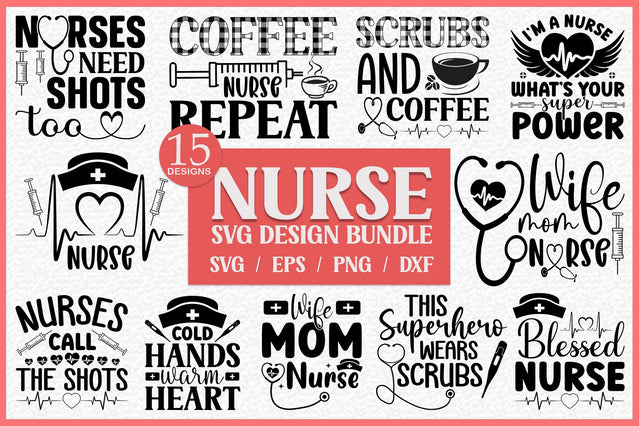 Nurse SVG Design Bundle SVG SH_Tee store 