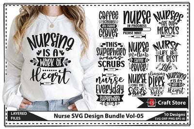 Nurse SVG Design Bundle Vol-05 SVG shah alam 