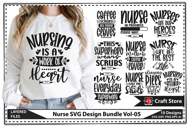 Nurse SVG Design Bundle Vol-05 SVG shah alam 