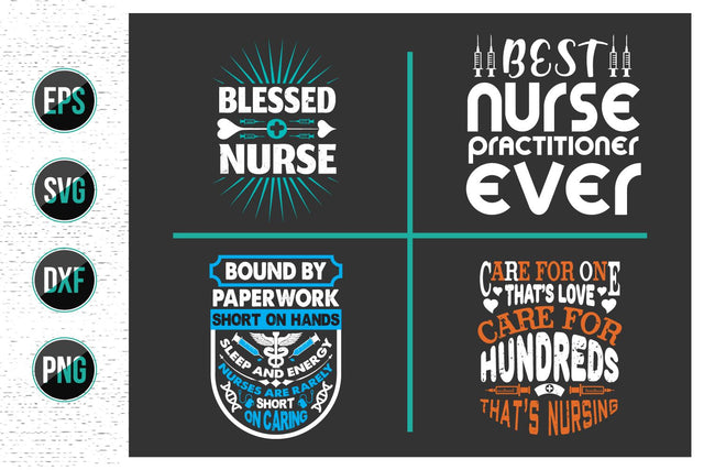 Nurse svg lettering quotes bundle. SVG uniquesvg99 