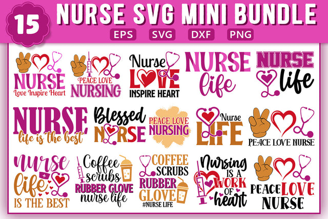 Nurse SVG Mini Bundle SVG Shetara Begum 