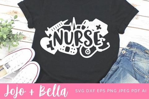 Nurse SVG, Nurse Appreciation Svg, Nurse, SVG, Svg File, Cricut, Cameo, Silhouette, Nurse File, Nursing Svg, Virus Svg, hero svg SVG Jojo&Bella 