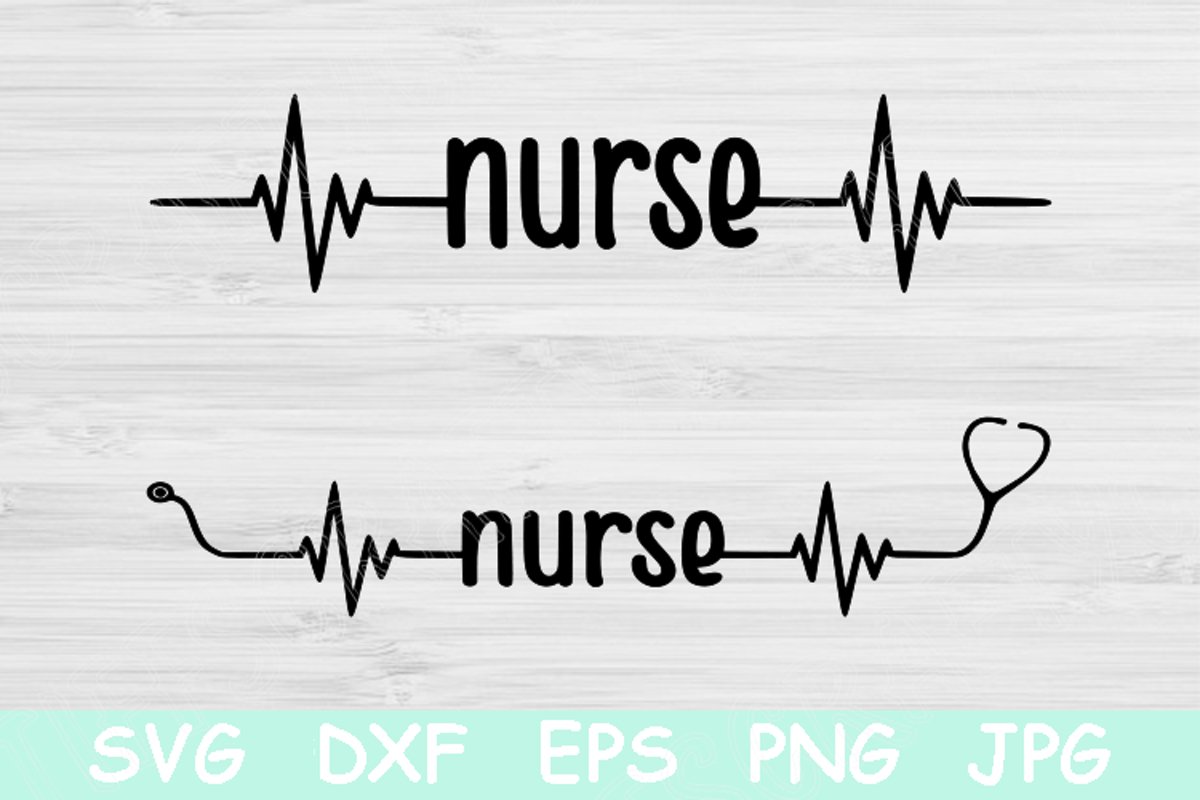 Nurse Heartbeat Love Kansas City Chiefs SVG PNG EPS DXF - Nurse