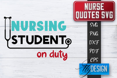 Nurse SVG | Nurse Quotes SVG | Funny Nurse Sayings SVG SVG Fly Design 