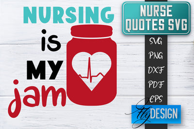 Nurse SVG | Nurse Quotes SVG | Funny Nurse Sayings SVG SVG Fly Design 
