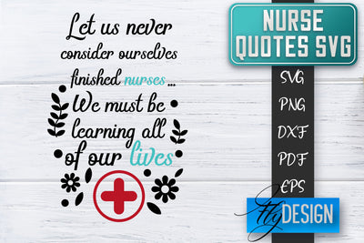 Nurse SVG | Nurse Quotes SVG | Funny Nurse Sayings SVG SVG Fly Design 