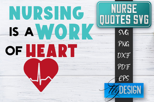 Nurse SVG | Nurse Quotes SVG | Funny Nurse Sayings SVG SVG Fly Design 