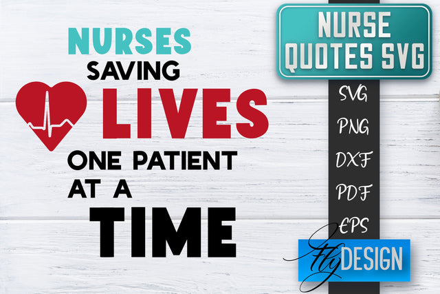 Nurse SVG | Nurse Quotes SVG | Funny Nurse Sayings SVG SVG Fly Design 