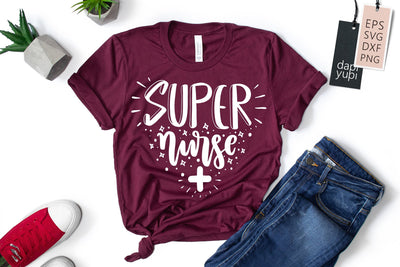 Nurse SVG Super Nurse Quotes SVG dapiyupi store 