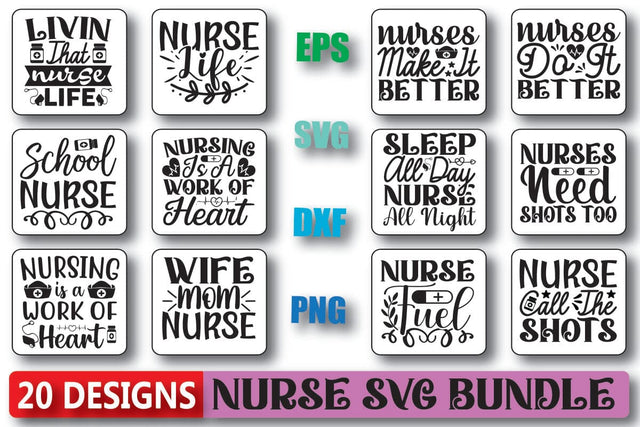 Nurse Svgs Bundle SVG Shahin alam 