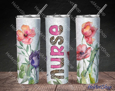 Nurse Tumbler Png Sublimation _HelArtShop_ 